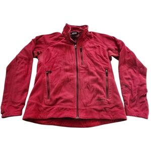 Patagonia Red Vintage Lightweight R4 Full Zip Fleece Jacket. Sz. L